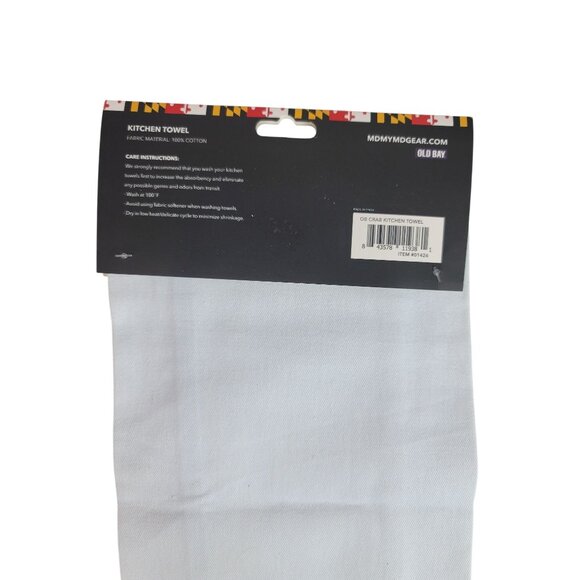 Kay Dee Christmas Kitchen Towels Lot of 2 Crab My Maryland Crab Cakes Recipe NWT - Picture 10 of 11